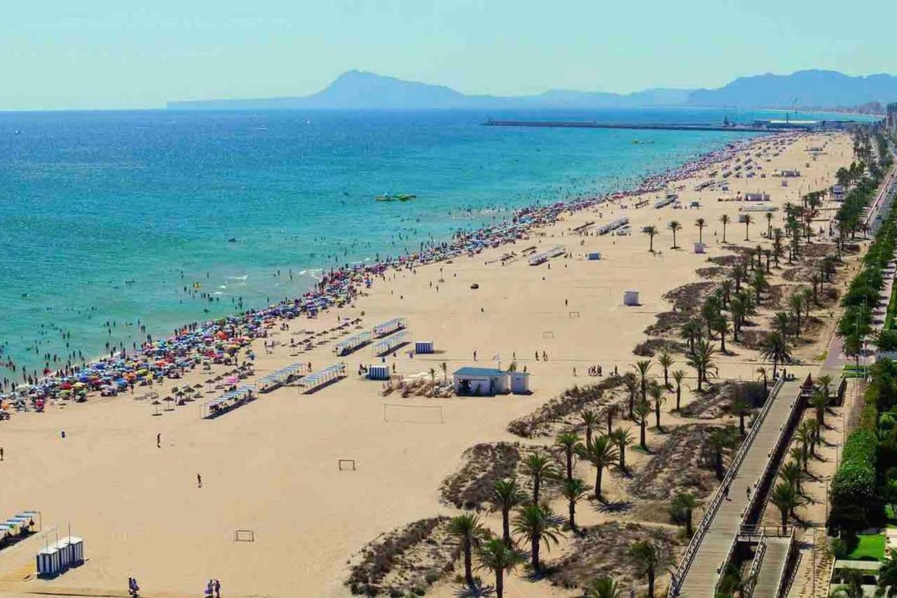 Apartamento Deluxe A 50M De Playa - Aire Wifi Gandia Exterior photo
